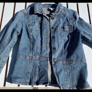 Loft Ann Denim Jacket, Original Size 6p petite